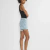 AGOLDE Parker Long Jean Short