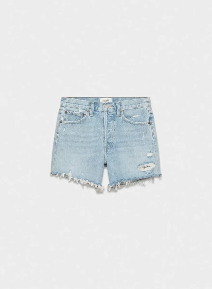 AGOLDE Parker Long Jean Short