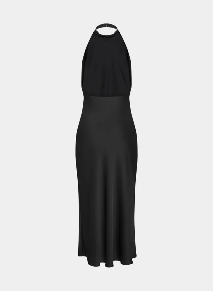 Audience Satin-Halterkleid