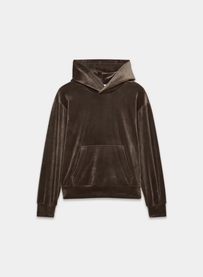 Audrina Velours-Hoodie