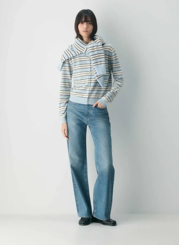 Bare Cashmere Crew Cardigan Bare Cashmere Crew Cardigan