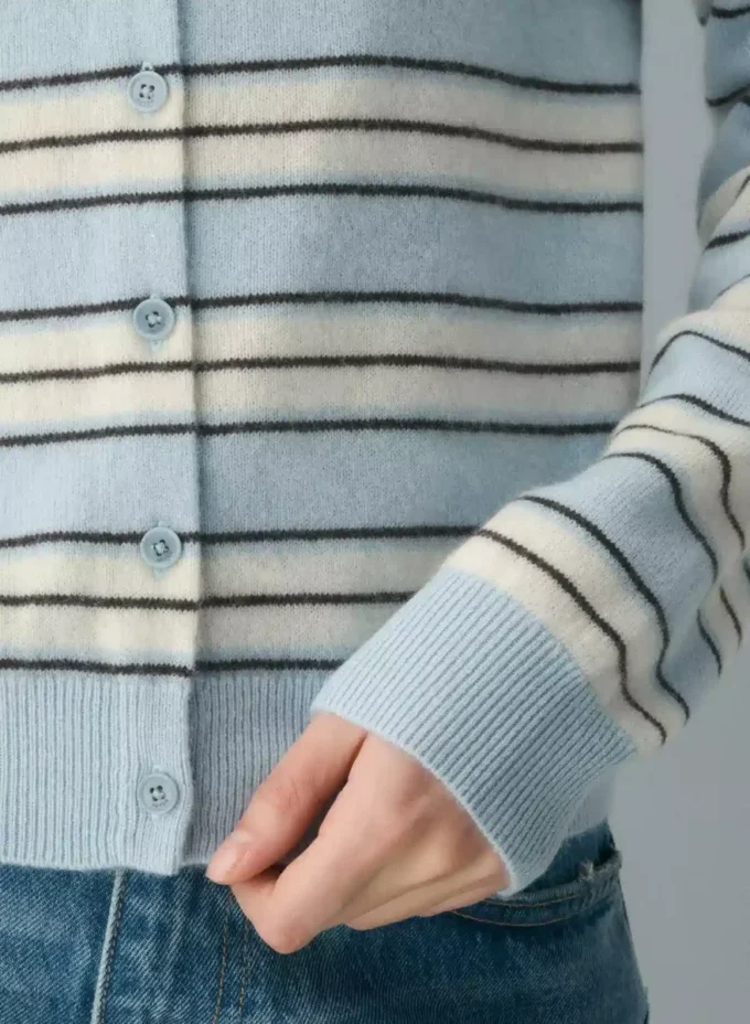 Bare Cashmere Crew Cardigan Bare Cashmere Crew Cardigan