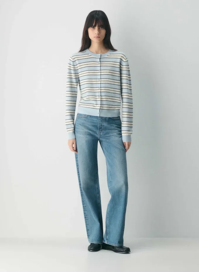 Bare Cashmere Crew Cardigan Bare Cashmere Crew Cardigan