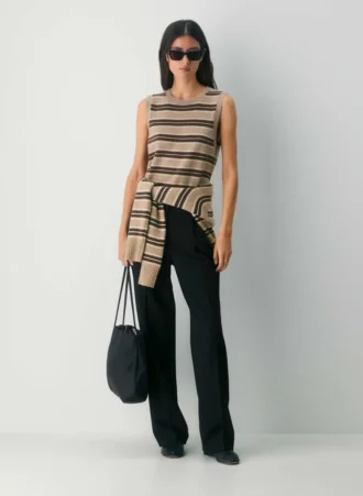 Bare Cashmere Crew Sweater Vest