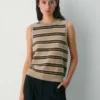 Bare Cashmere Crew Sweater Vest