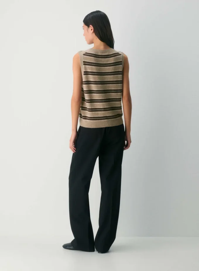 Bare Cashmere Crew Sweater Vest