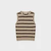 Bare Cashmere Crew Sweater Vest