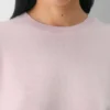 Bare Cashmere Kurzarm-Pullover mit Rundhalsausschnitt Bare Cashmere Kurzarm-Pullover mit Rundhalsausschnitt