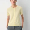Bare Cashmere Kurzarm-Strickjacke
