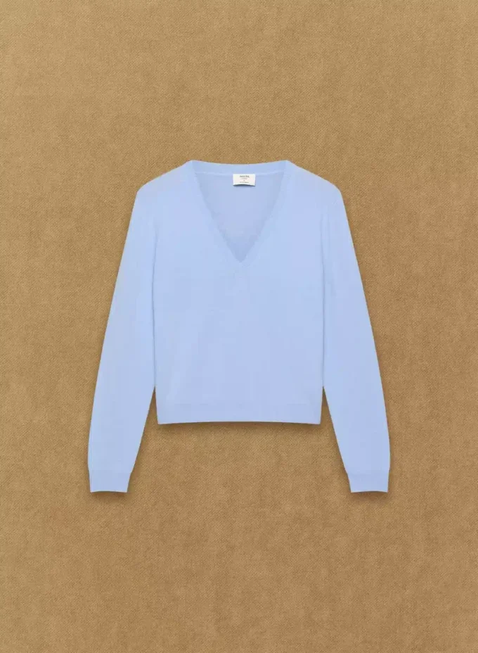 Bare Cashmere Pullover mit V-Ausschnitt Bare Cashmere Pullover mit V-Ausschnitt
