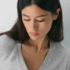 Bare Cashmere V-Ausschnitt-Strickjacke