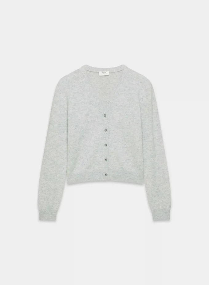 Bare Cashmere V-Ausschnitt-Strickjacke