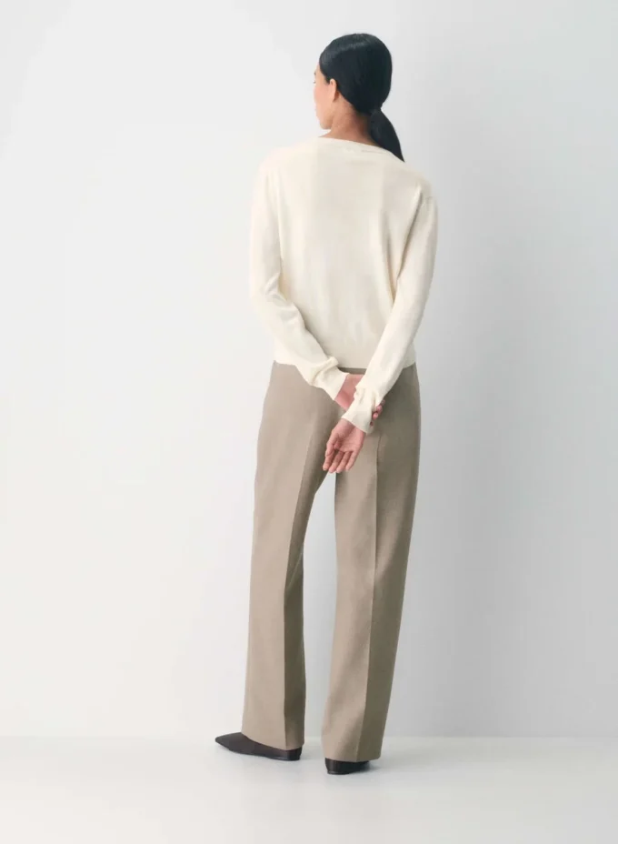 Bare Merino Wool Crew Cardigan Bare Merino Wool Crew Cardigan