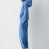 Bequeme Sweatfleece Mega Baggy Zip Jogger