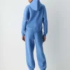 Bequeme Sweatfleece Mega Baggy Zip Jogger