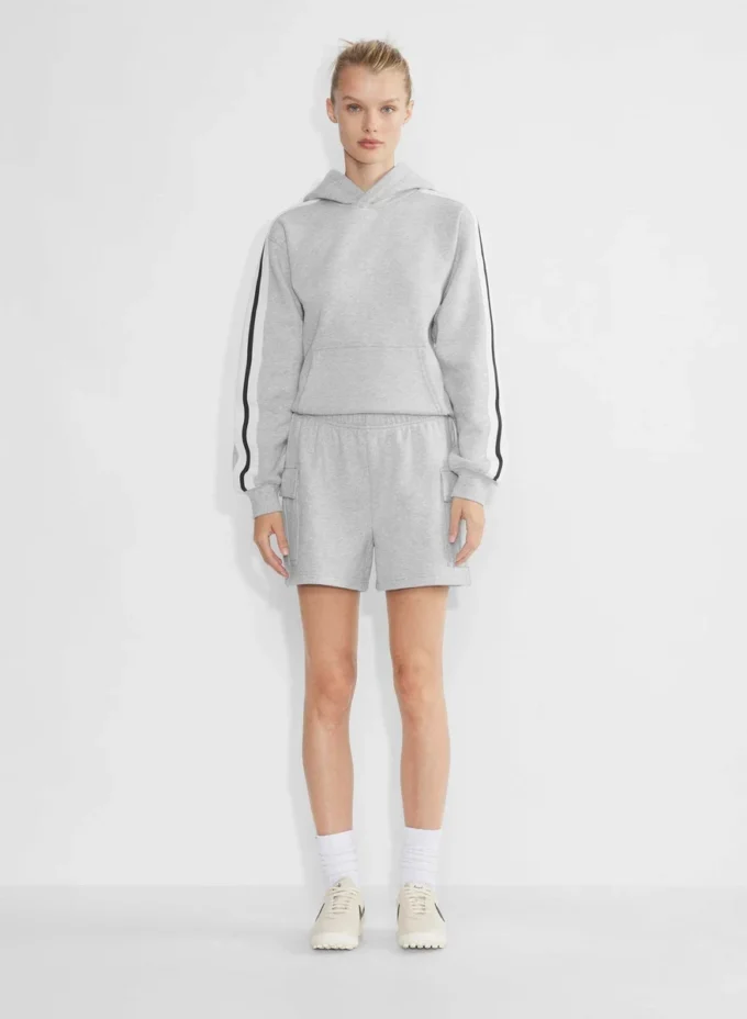 Bequeme Sweatfleece Mega Cargo™ Shorts in mittlerer Länge