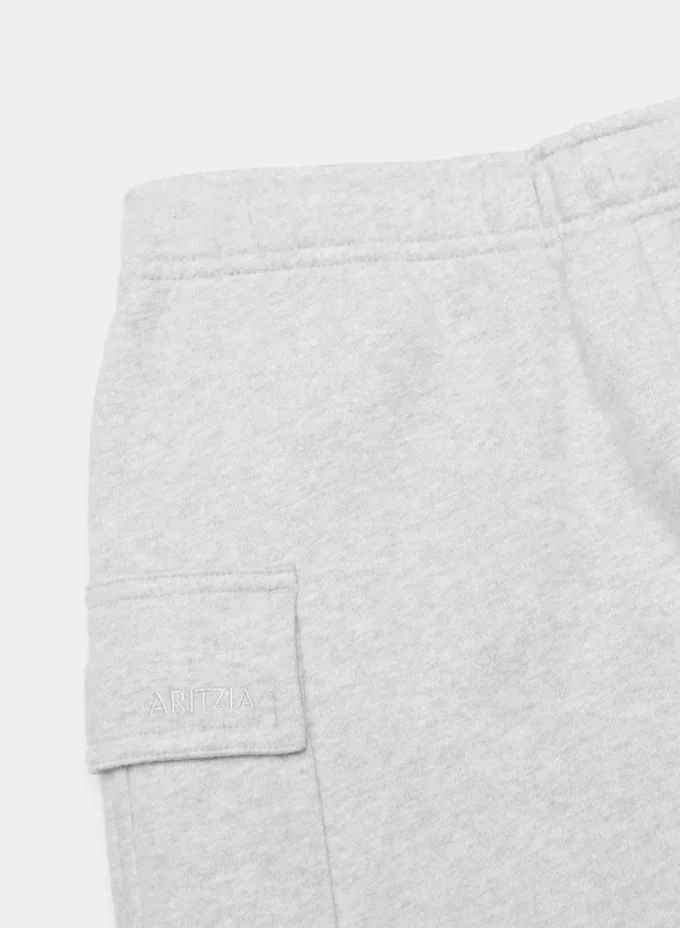 Bequeme Sweatfleece Mega Cargo™ Shorts in mittlerer Länge