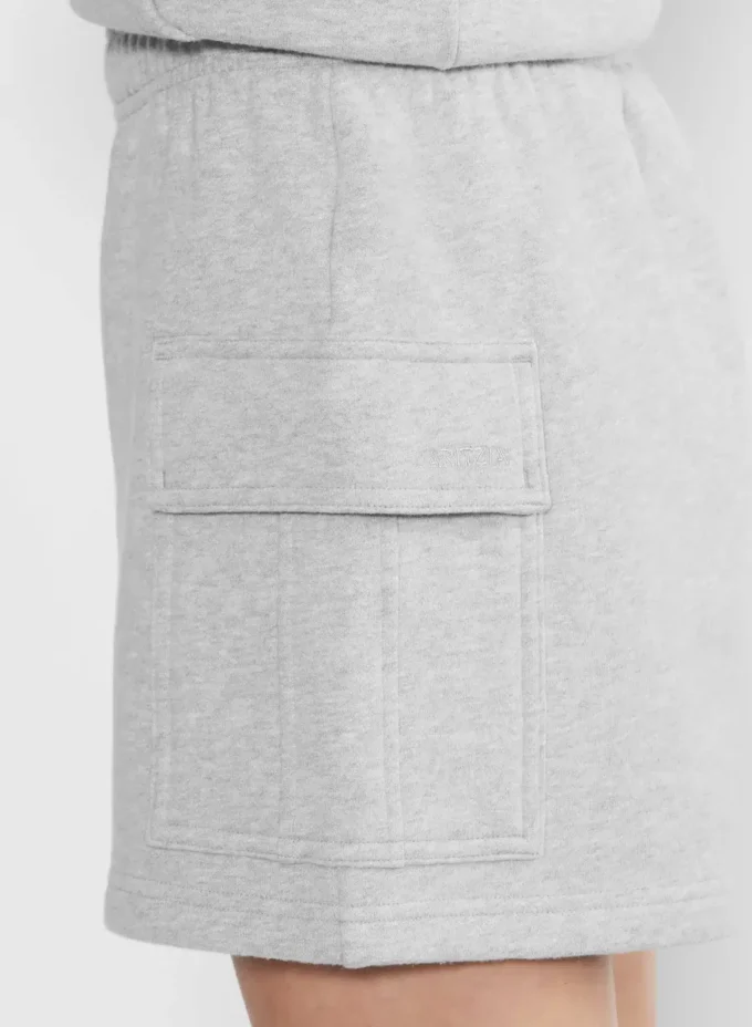 Bequeme Sweatfleece Mega Cargo™ Shorts in mittlerer Länge