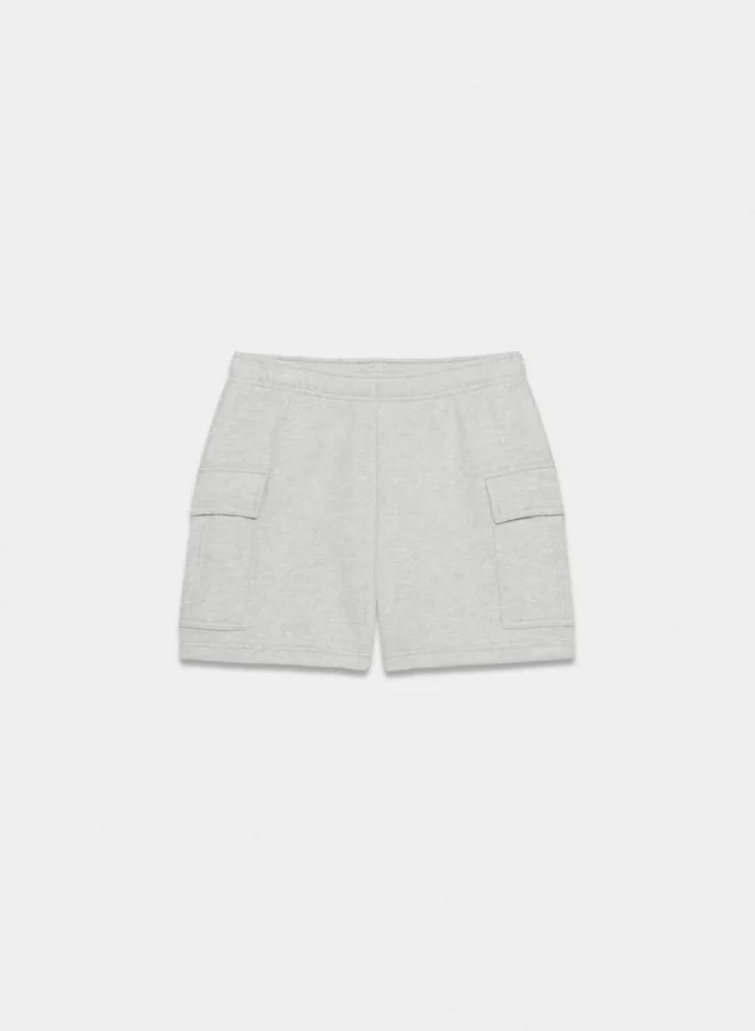 Bequeme Sweatfleece Mega Cargo™ Shorts in mittlerer Länge