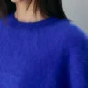 Brushed Cashmere Relaxed Crew Sweater