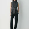 Brushed Cashmere Relaxed Turtleneck Tank Brushed Cashmere Relaxed Turtleneck Tank