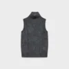 Brushed Cashmere Relaxed Turtleneck Tank Brushed Cashmere Relaxed Turtleneck Tank