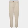 Chino-Hose mit mittlerer Leibhöhe und Karottenform Chino-Hose mit mittlerer Leibhöhe und Karottenform