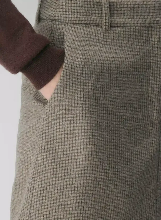 Chisel Skirt – Precision Wool Chisel Skirt – Precision Wool