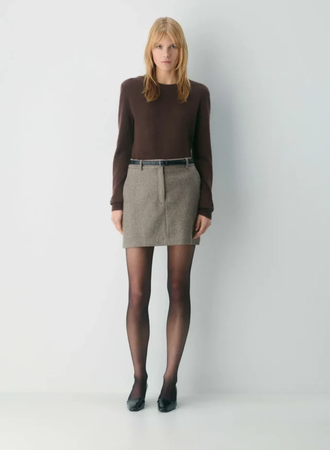 Chisel Skirt – Precision Wool Chisel Skirt – Precision Wool