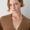 Chunky Merino Wool V-neck Cardigan