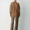 Chunky Merino Wool V-neck Cardigan