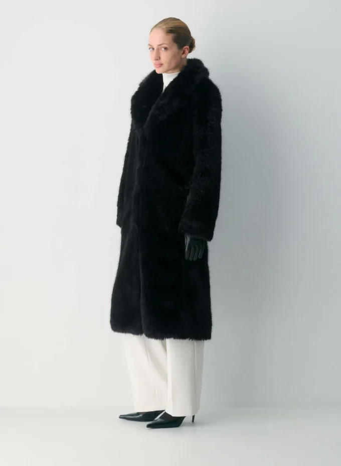 Cortina-Mantel – Kunstfell Arctic