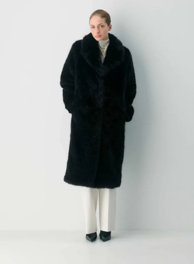 Cortina-Mantel – Kunstfell Arctic