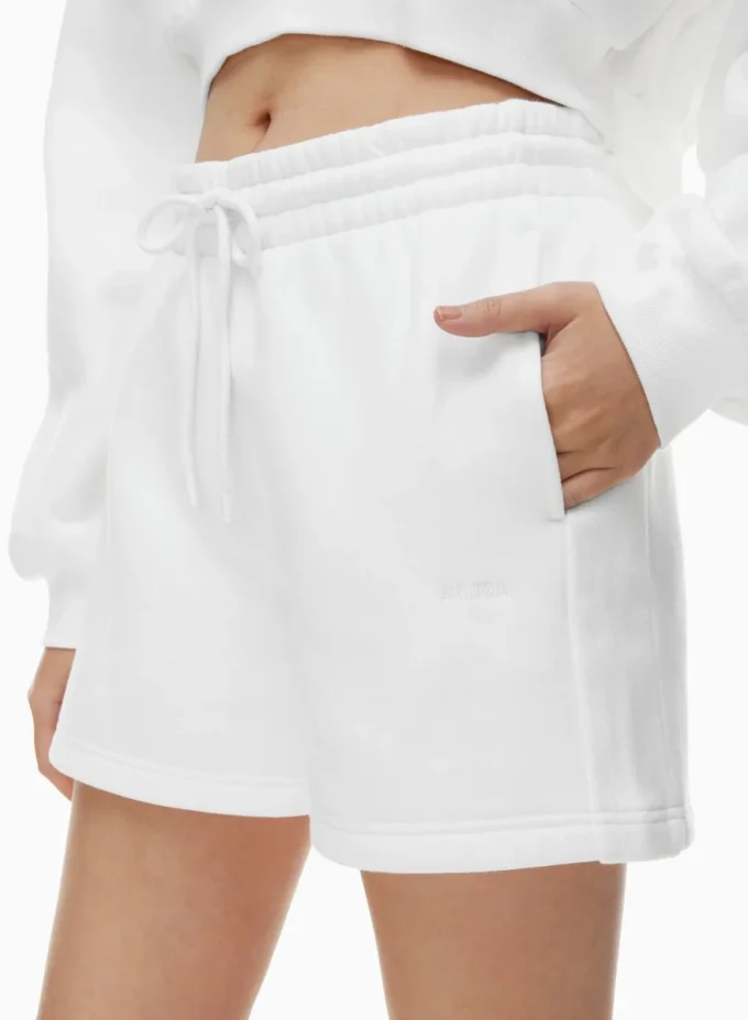 Cozy Sweatfleece Boyfriend Mid-Thigh Short Cozy Sweatfleece Boyfriend Mid-Thigh Short