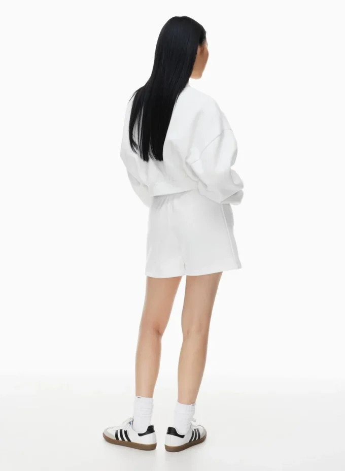 Cozy Sweatfleece Boyfriend Mid-Thigh Short Cozy Sweatfleece Boyfriend Mid-Thigh Short