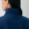 Cozy Sweatfleece Boyfriend Mock Crop Zip-up Cozy Sweatfleece Boyfriend Mock Crop Zip-up