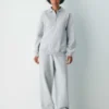 Cozy Sweatfleece Boyfriend-Polo-Sweatshirt Cozy Sweatfleece Boyfriend-Polo-Sweatshirt
