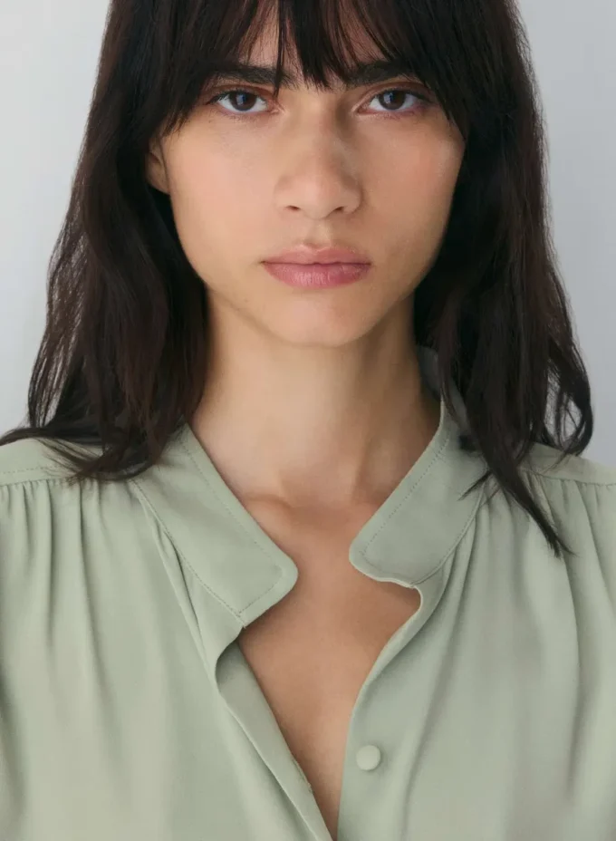 Delphine Kurzarmbluse