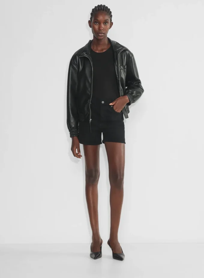 Denim Forum Die ’50s Arlo Hi Mid-Thigh Denim Short Denim Forum Die ’50s Arlo Hi Mid-Thigh Denim Short