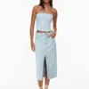 Denim Forum Die 90er Jahre Debbie Denim Bustier Denim Forum Die 90er Jahre Debbie Denim Bustier