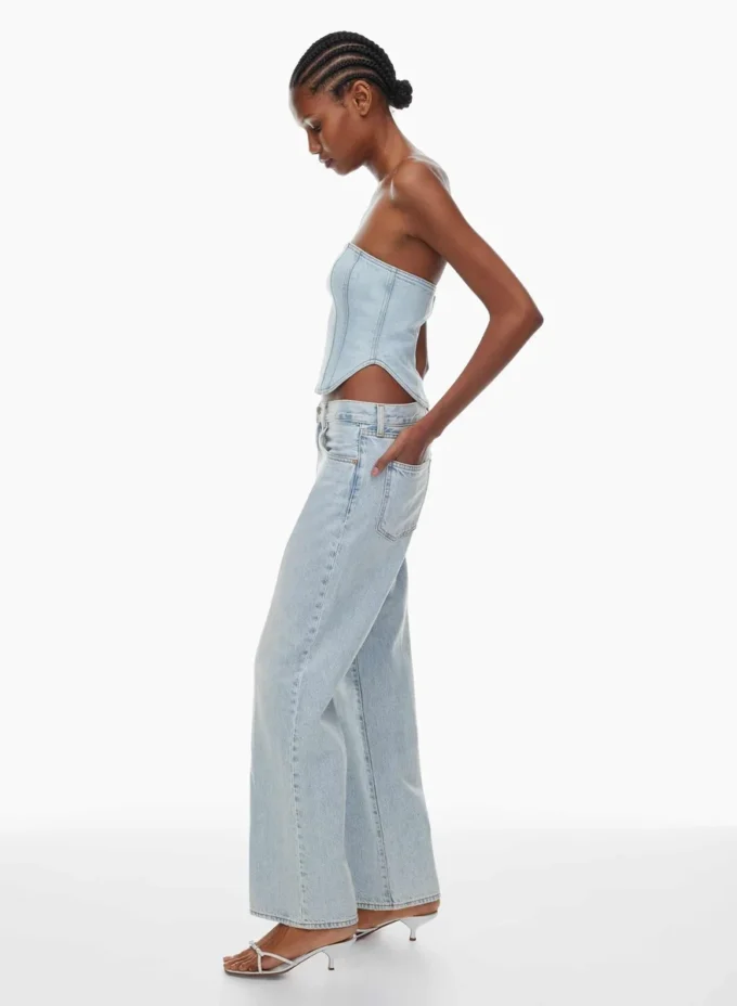 Denim Forum Die 90er Jahre Debbie Denim Bustier Denim Forum Die 90er Jahre Debbie Denim Bustier