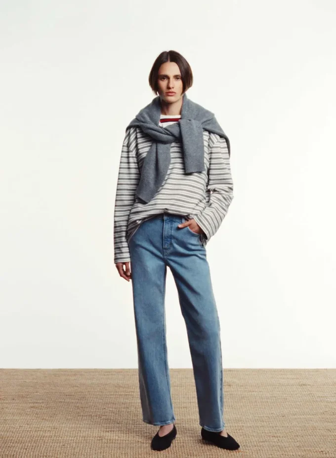 Denim Forum Die 90er Jahre Snatched Hi-Rise Wide Jean Denim Forum Die 90er Jahre Snatched Hi-Rise Wide Jean