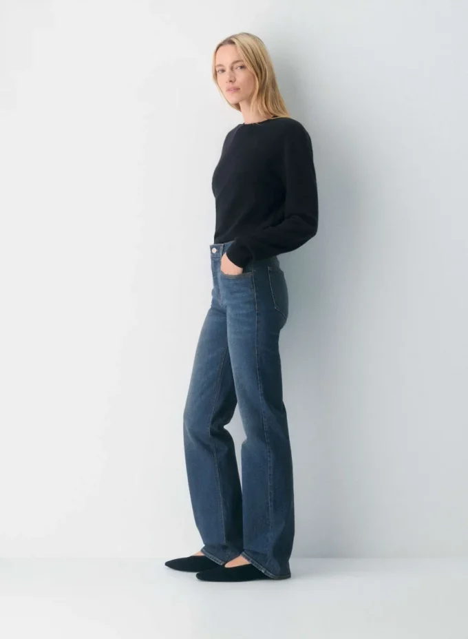 Denim Forum Die 90er Snatched Mid-Rise Straight Jean Denim Forum Die 90er Snatched Mid-Rise Straight Jean