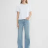 Denim Forum Die maßgeschneiderte High-Rise-Jeans im Wide-Leg-Schnitt aus den 90ern Denim Forum Die maßgeschneiderte High-Rise-Jeans im Wide-Leg-Schnitt aus den 90ern
