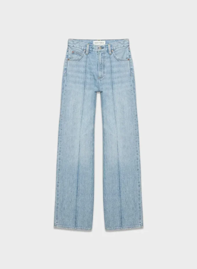 Denim Forum Die maßgeschneiderte High-Rise-Jeans im Wide-Leg-Schnitt aus den 90ern Denim Forum Die maßgeschneiderte High-Rise-Jeans im Wide-Leg-Schnitt aus den 90ern