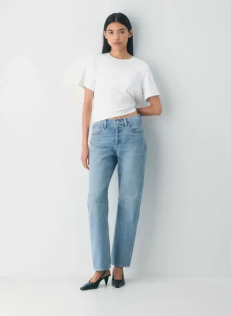 Denim Forum Die Mid-Rise-Jeans mit lockerer Passform und konisch zulaufendem Bein aus den 90ern