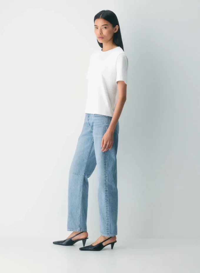 Denim Forum Die Mid-Rise-Jeans mit lockerer Passform und konisch zulaufendem Bein aus den 90ern Denim Forum Die Mid-Rise-Jeans mit lockerer Passform und konisch zulaufendem Bein aus den 90ern