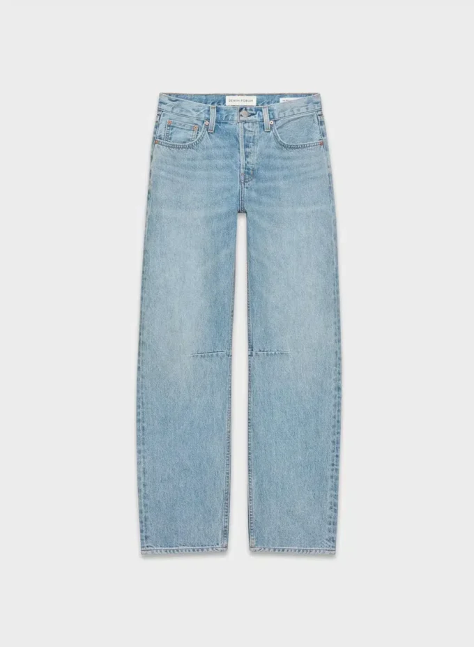 Denim Forum Die Mid-Rise-Jeans mit lockerer Passform und konisch zulaufendem Bein aus den 90ern Denim Forum Die Mid-Rise-Jeans mit lockerer Passform und konisch zulaufendem Bein aus den 90ern