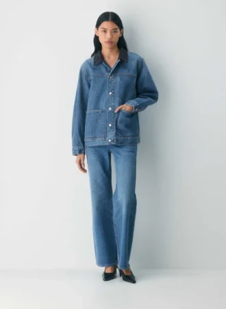 Denim Forum Die Workwear-Jeanshemdjacke