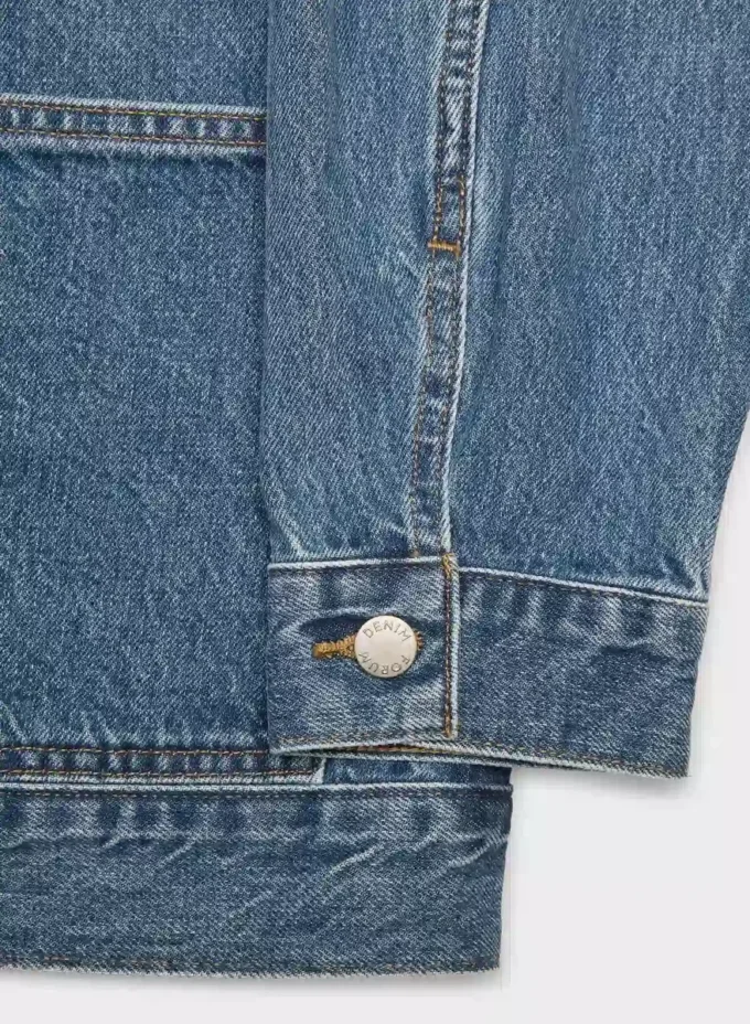 Denim Forum Die Workwear-Jeanshemdjacke Denim Forum Die Workwear-Jeanshemdjacke